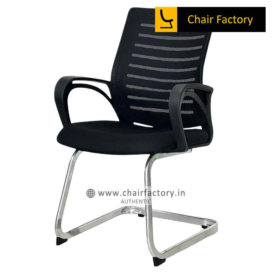 Greitas Black Visitor Chair